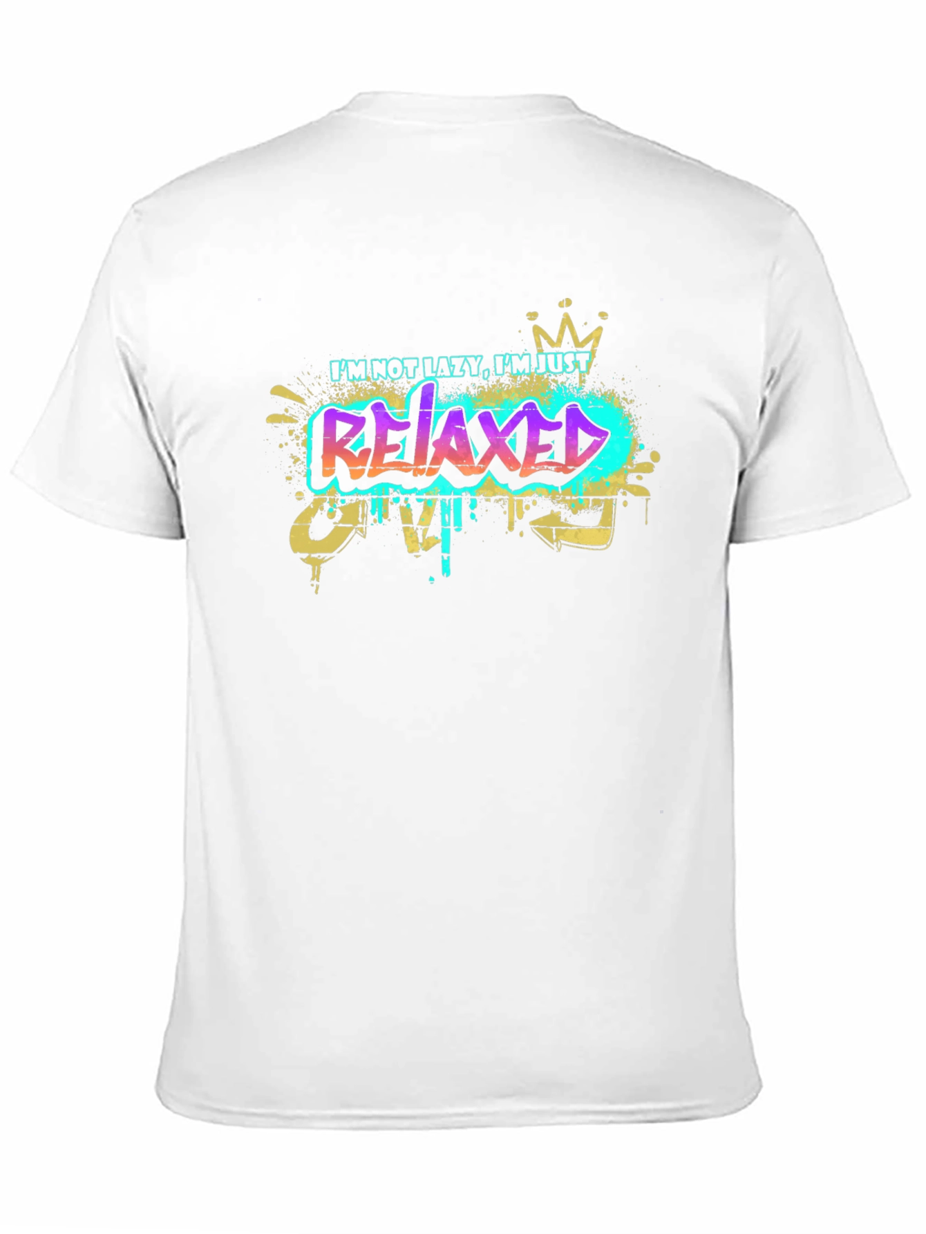 Relaxed Graphic T-Shirt - Mens Black Tee