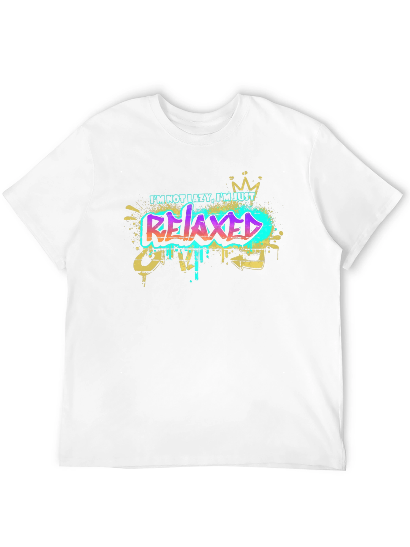 Relaxed Graphic T-Shirt - Mens Black Tee