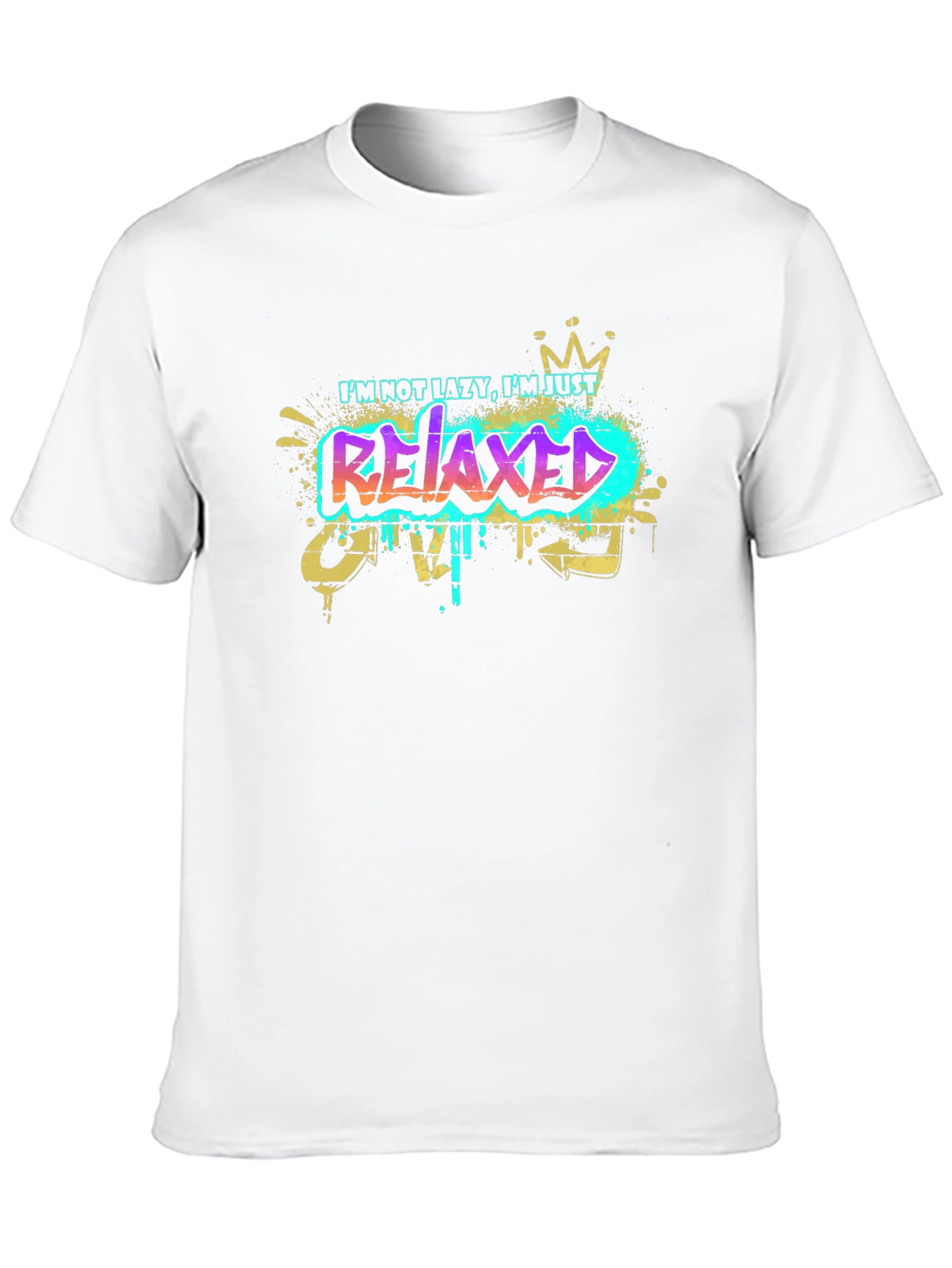 Relaxed Graphic T-Shirt - Mens Black Tee
