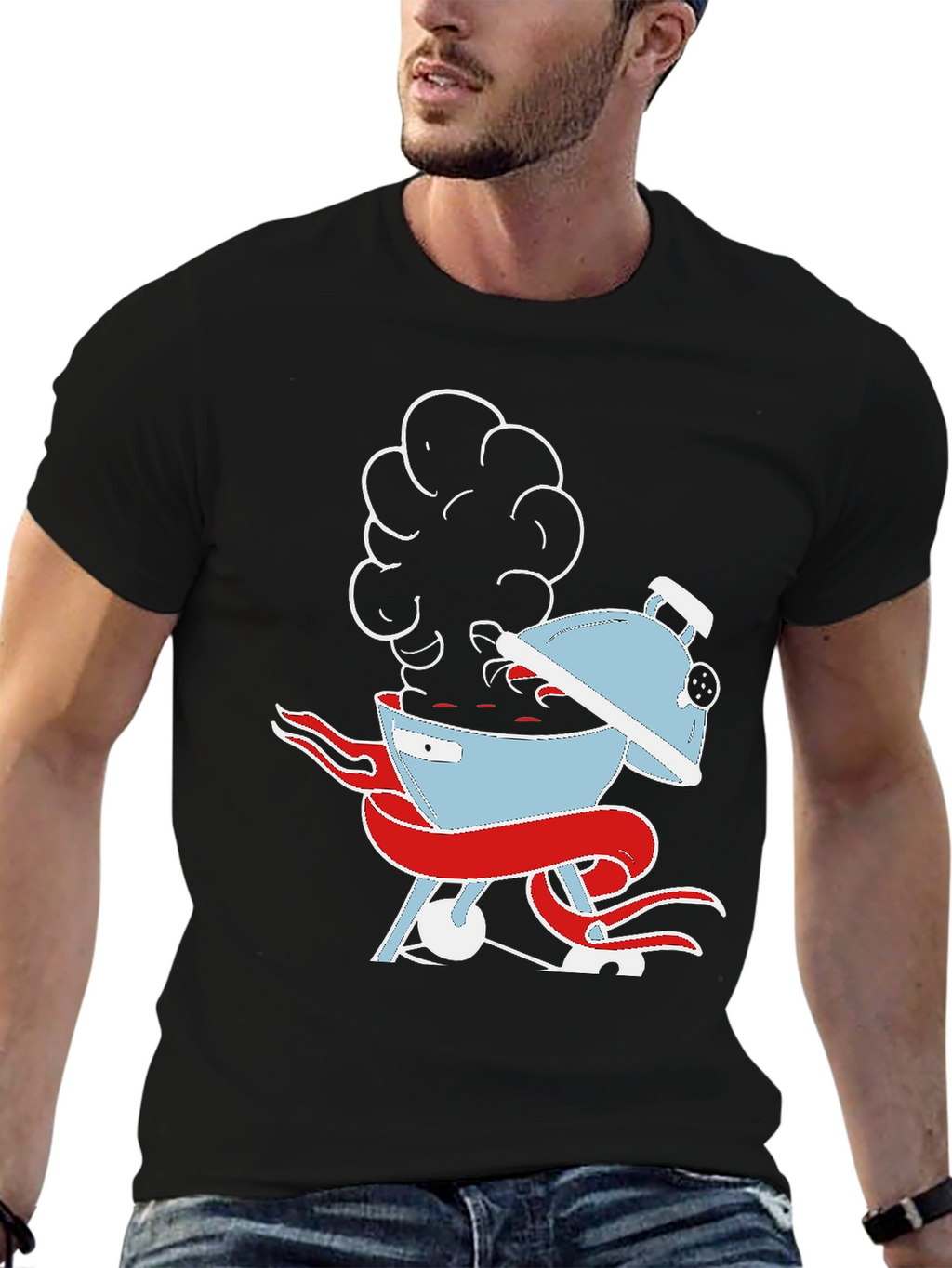 BBQ Grill Graphic Tee - Cookout Ready!