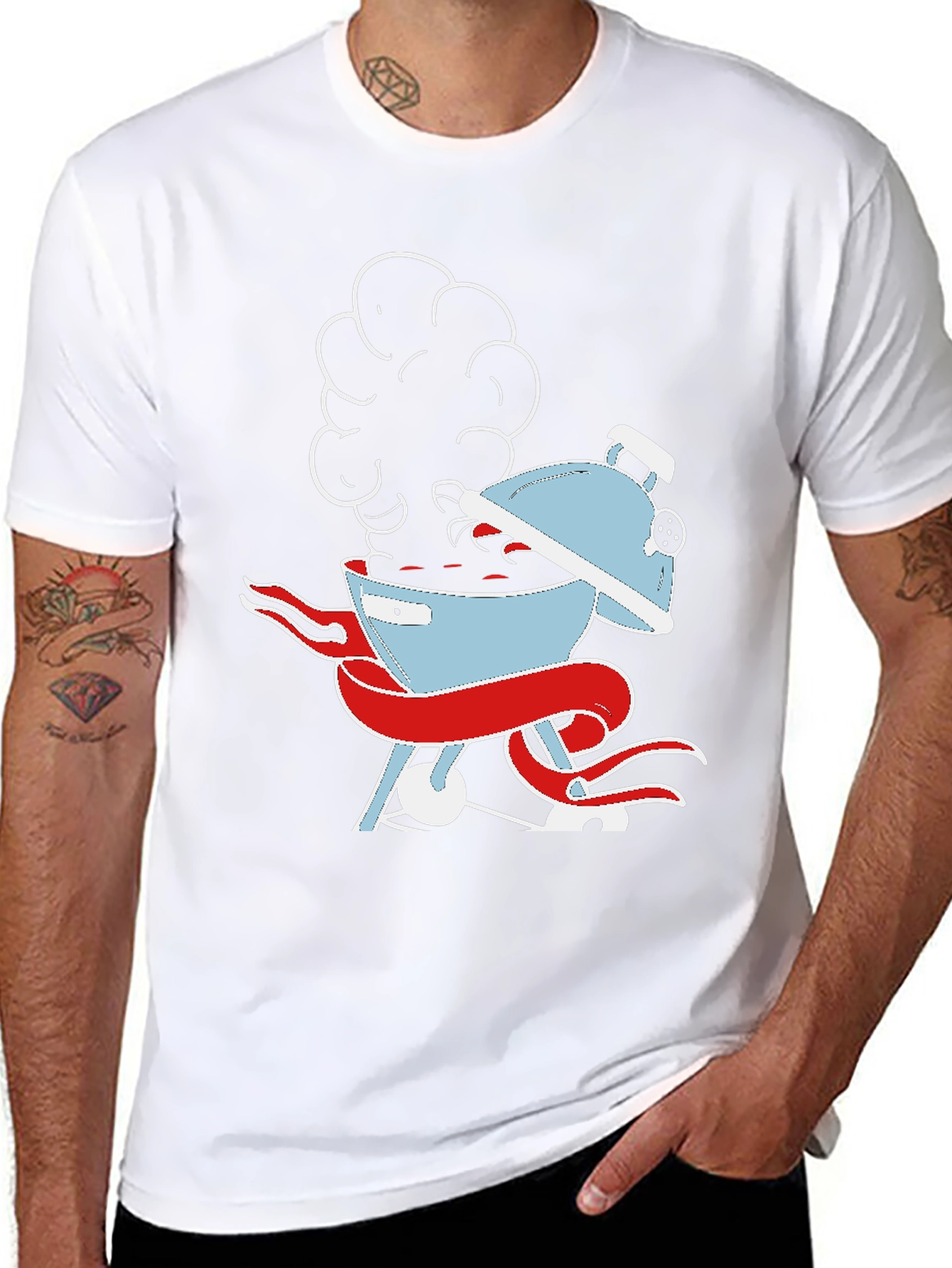 BBQ Grill Graphic Tee - Cookout Ready!