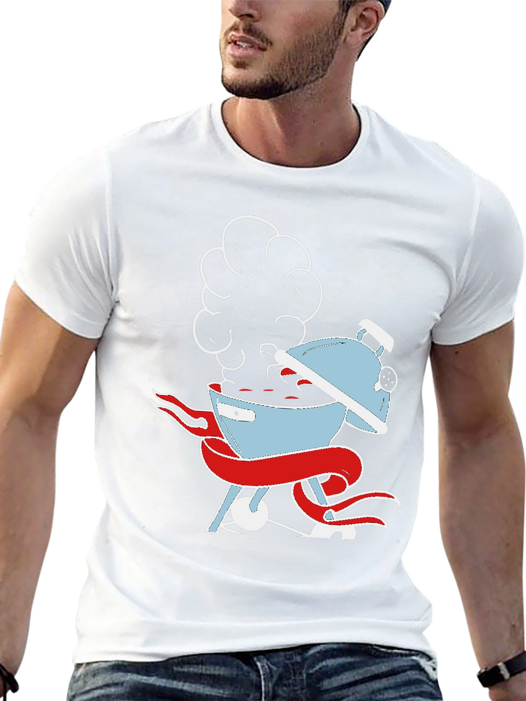 BBQ Grill Graphic Tee - Cookout Ready!