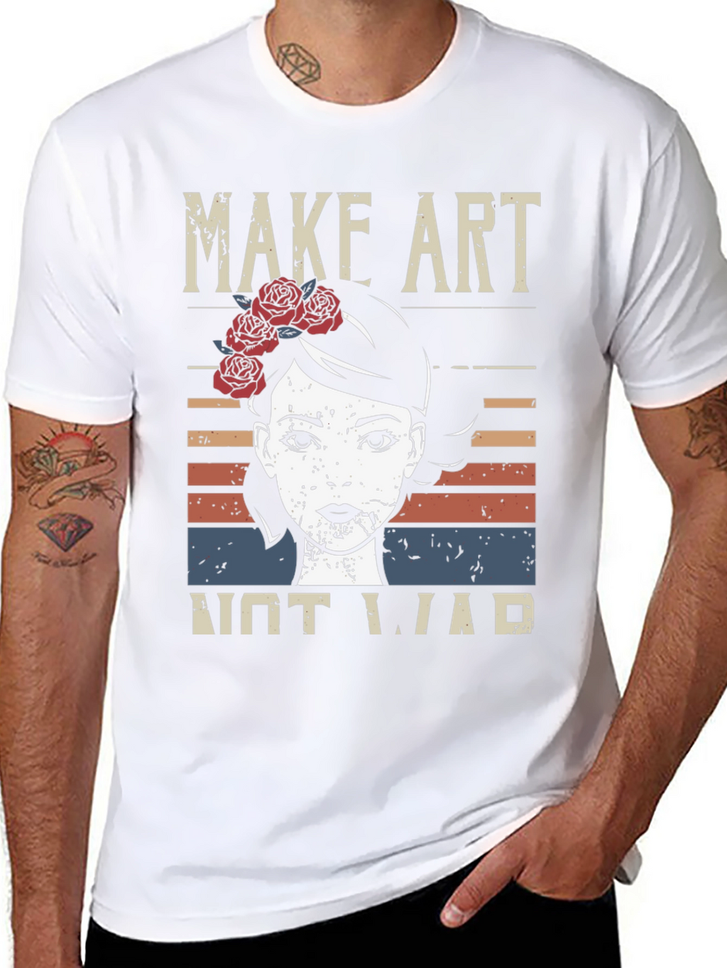 Make Art Not War T-Shirt
