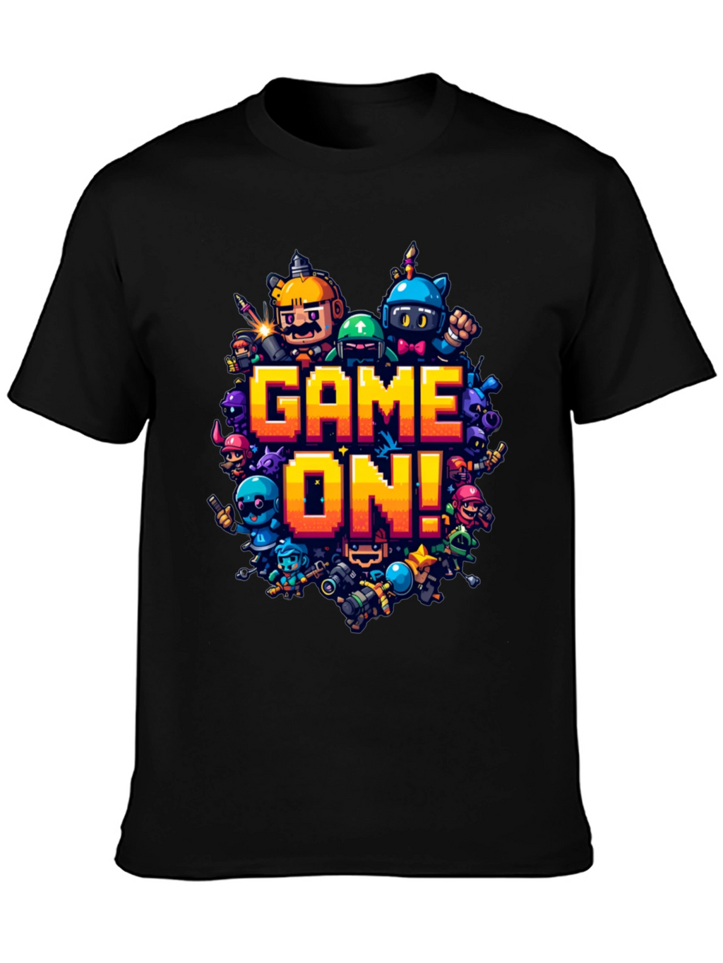 Game On! Black Graphic Tee