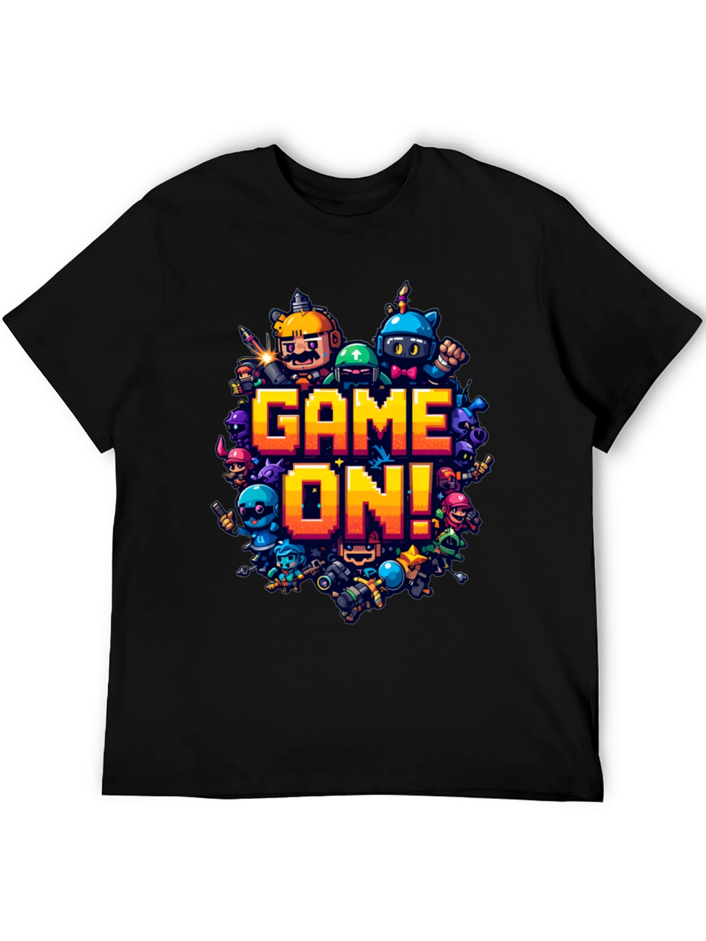 Game On! Black Graphic Tee