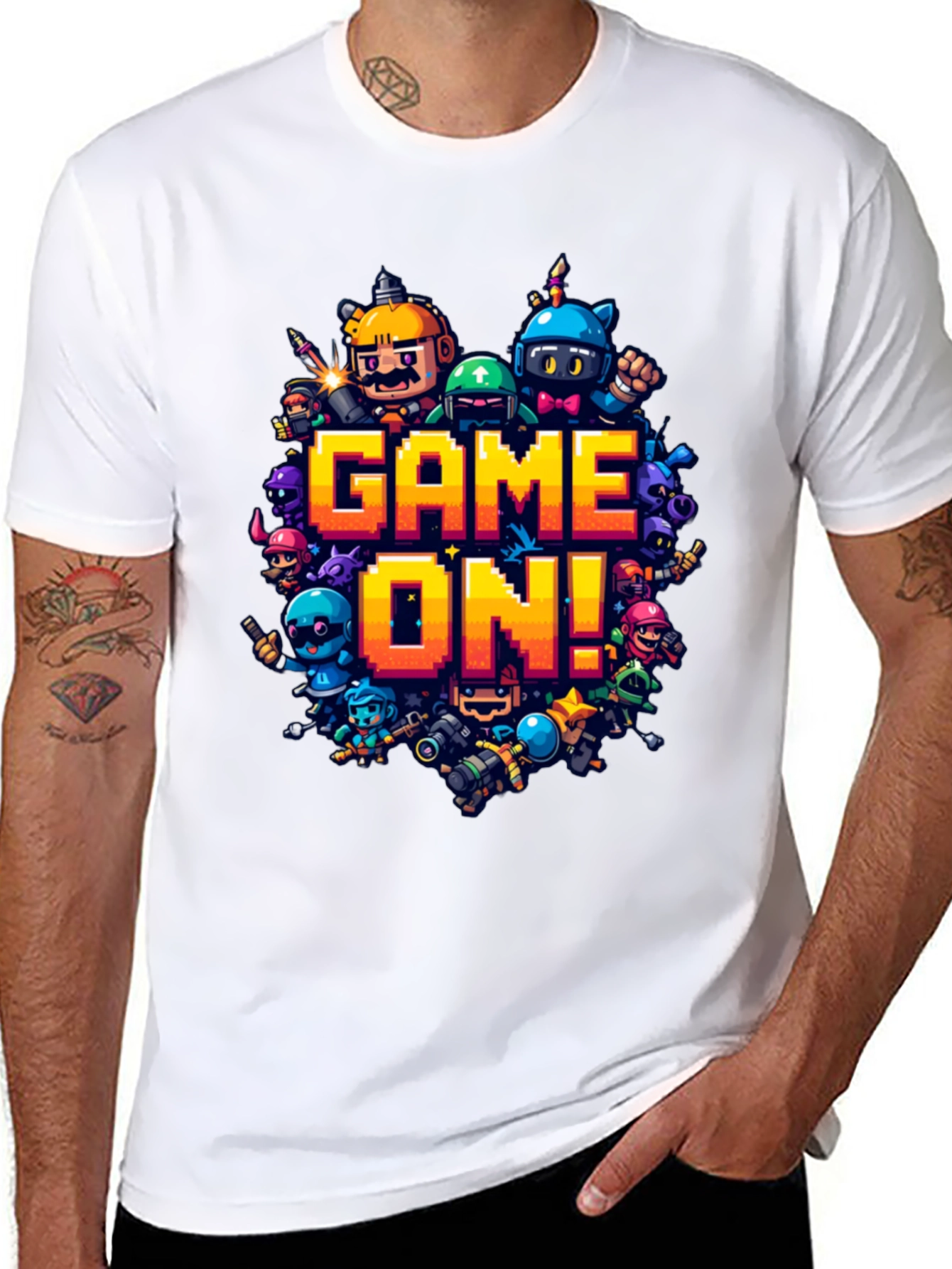 Game On! Black Graphic Tee