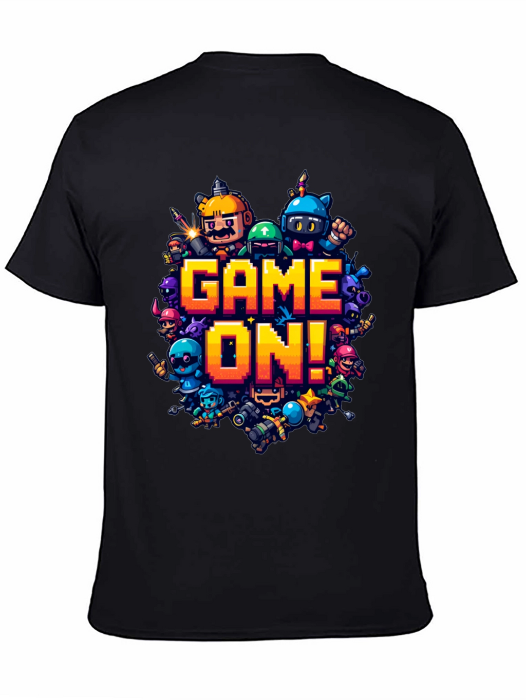 Game On! Black Graphic Tee