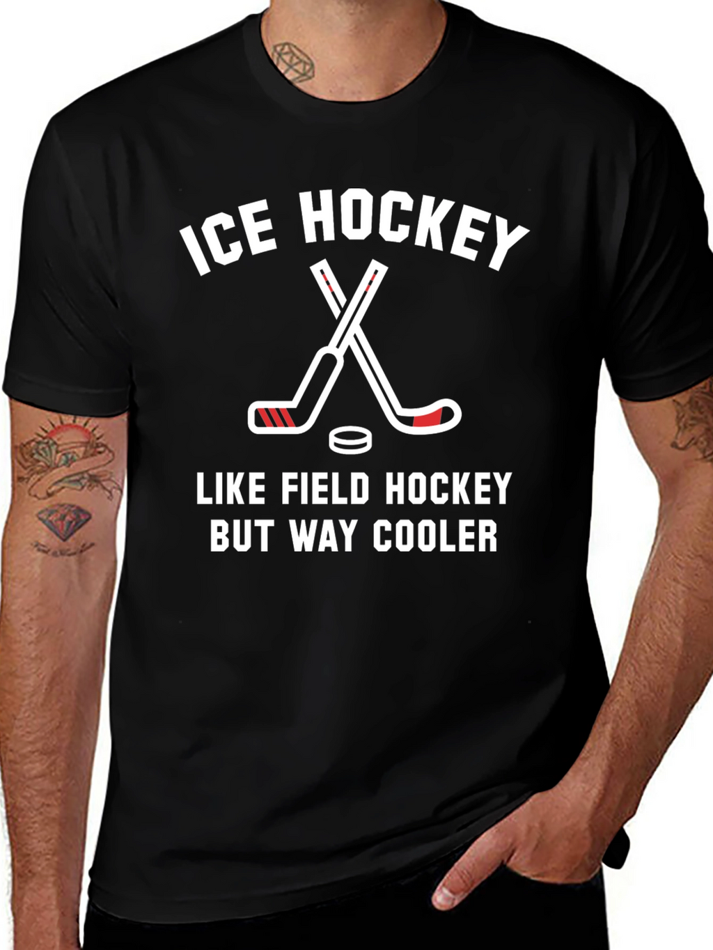 Ice Hockey Graphic Tee - Way Cooler T-Shirt