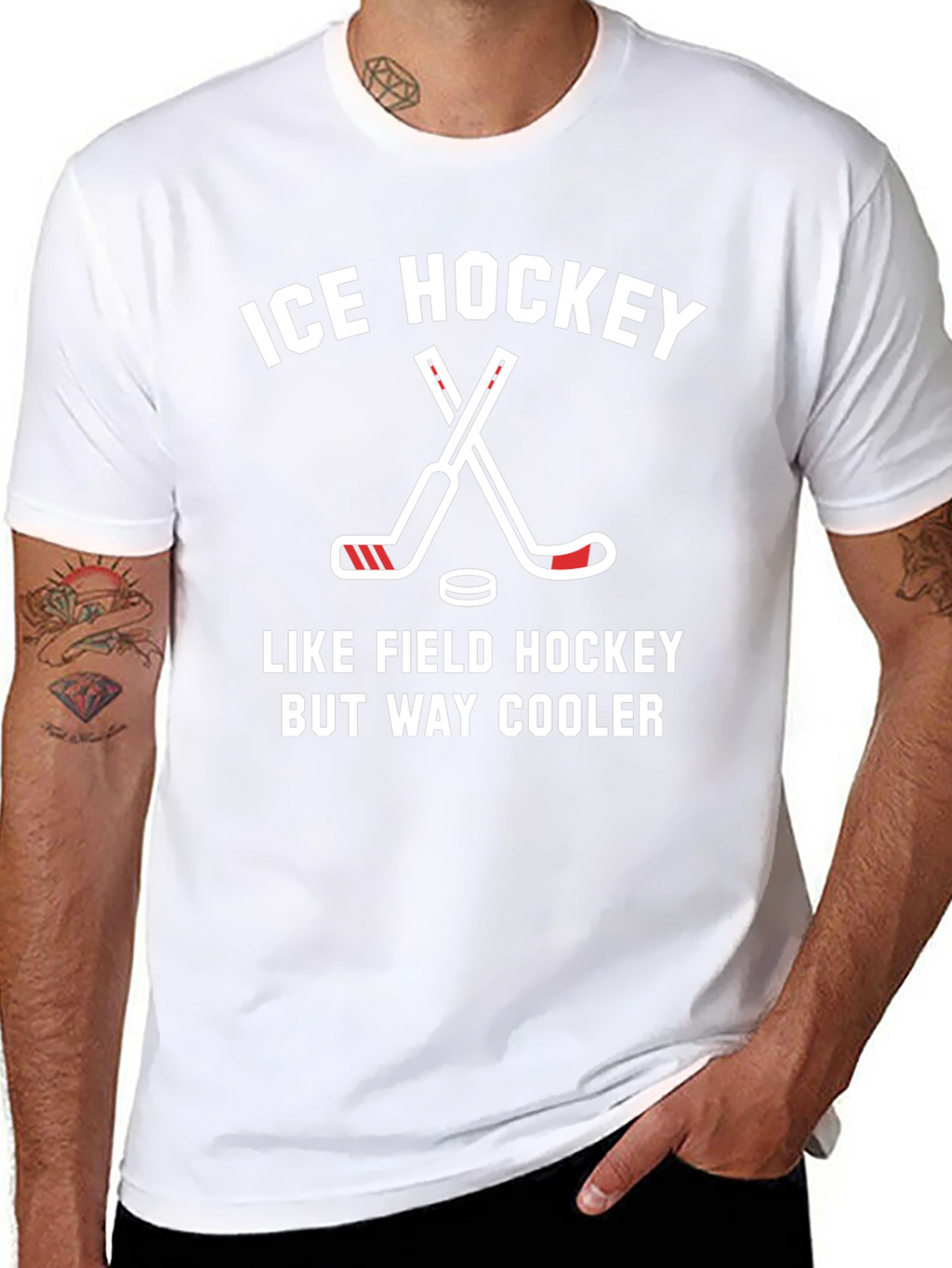 Ice Hockey Graphic Tee - Way Cooler T-Shirt