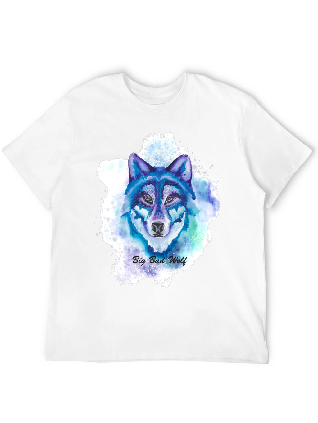 Big Bad Wolf Graphic Tee - Mens Black T-Shirt