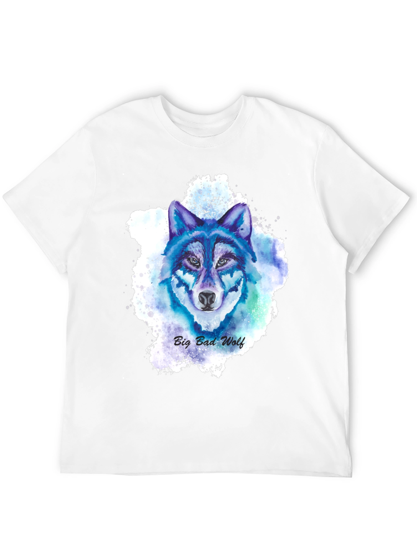 Big Bad Wolf Graphic Tee - Mens Black T-Shirt