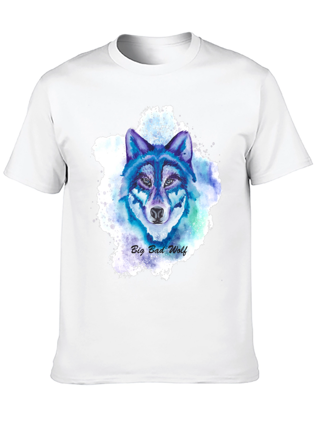 Big Bad Wolf Graphic Tee - Mens Black T-Shirt