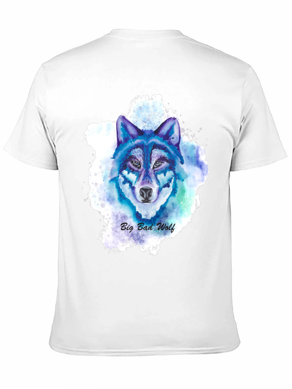 Big Bad Wolf Graphic Tee - Mens Black T-Shirt