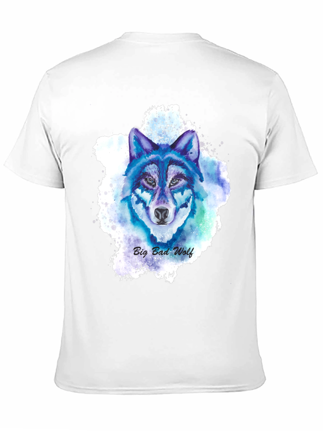 Big Bad Wolf Graphic Tee - Mens Black T-Shirt