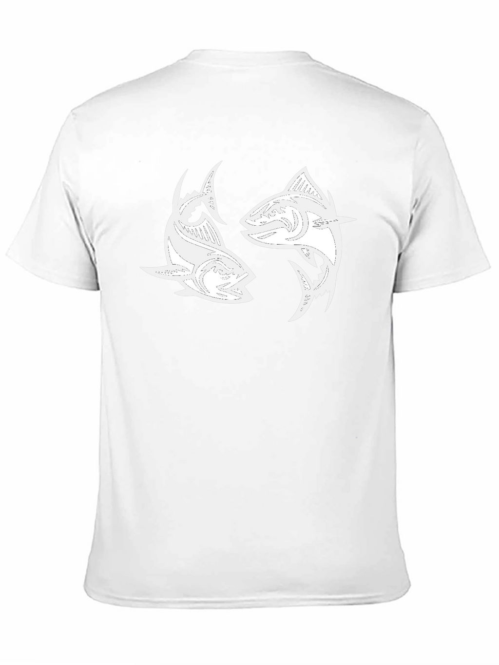 Yin Yang Tuna Graphic Tee - Black