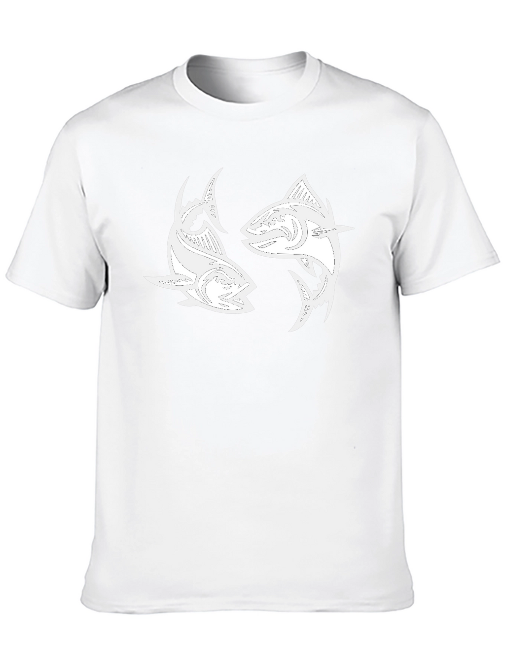 Yin Yang Tuna Graphic Tee - Black