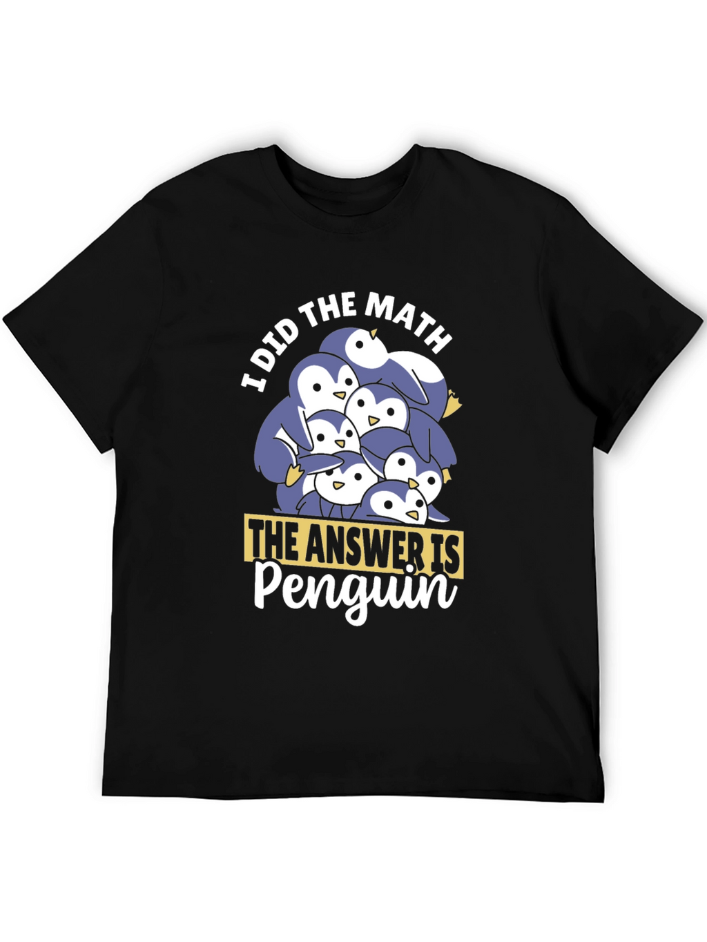 Penguin Math T-Shirt: Funny Equation Tee