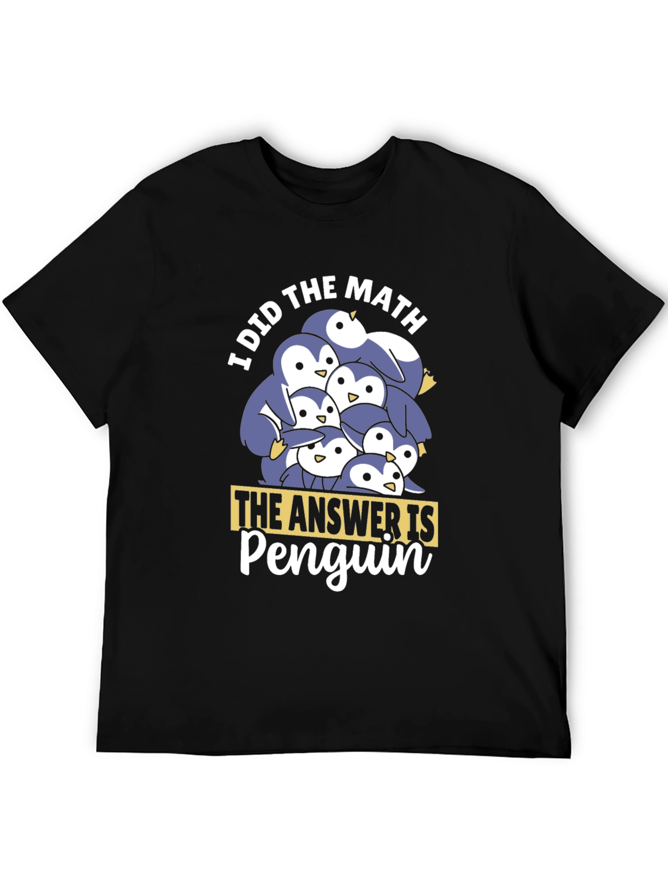 Penguin Math T-Shirt: Funny Equation Tee