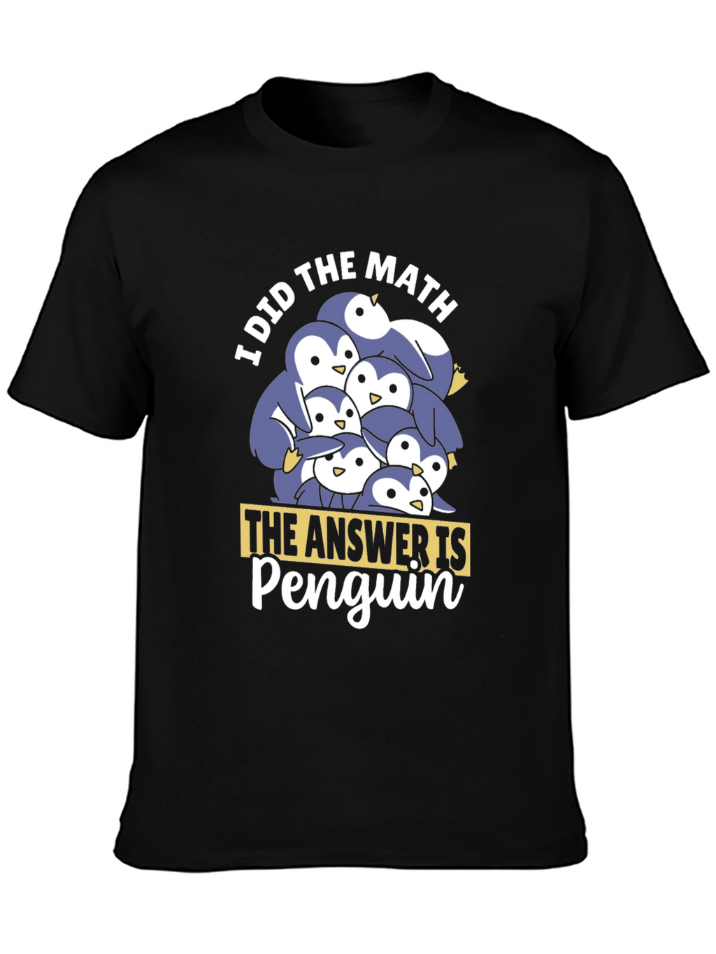 Penguin Math T-Shirt: Funny Equation Tee