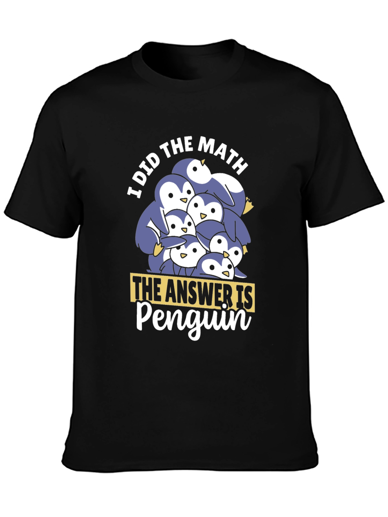 Penguin Math T-Shirt: Funny Equation Tee