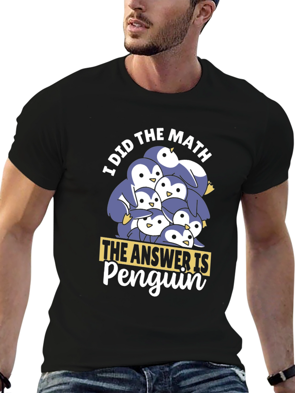 Penguin Math T-Shirt: Funny Equation Tee