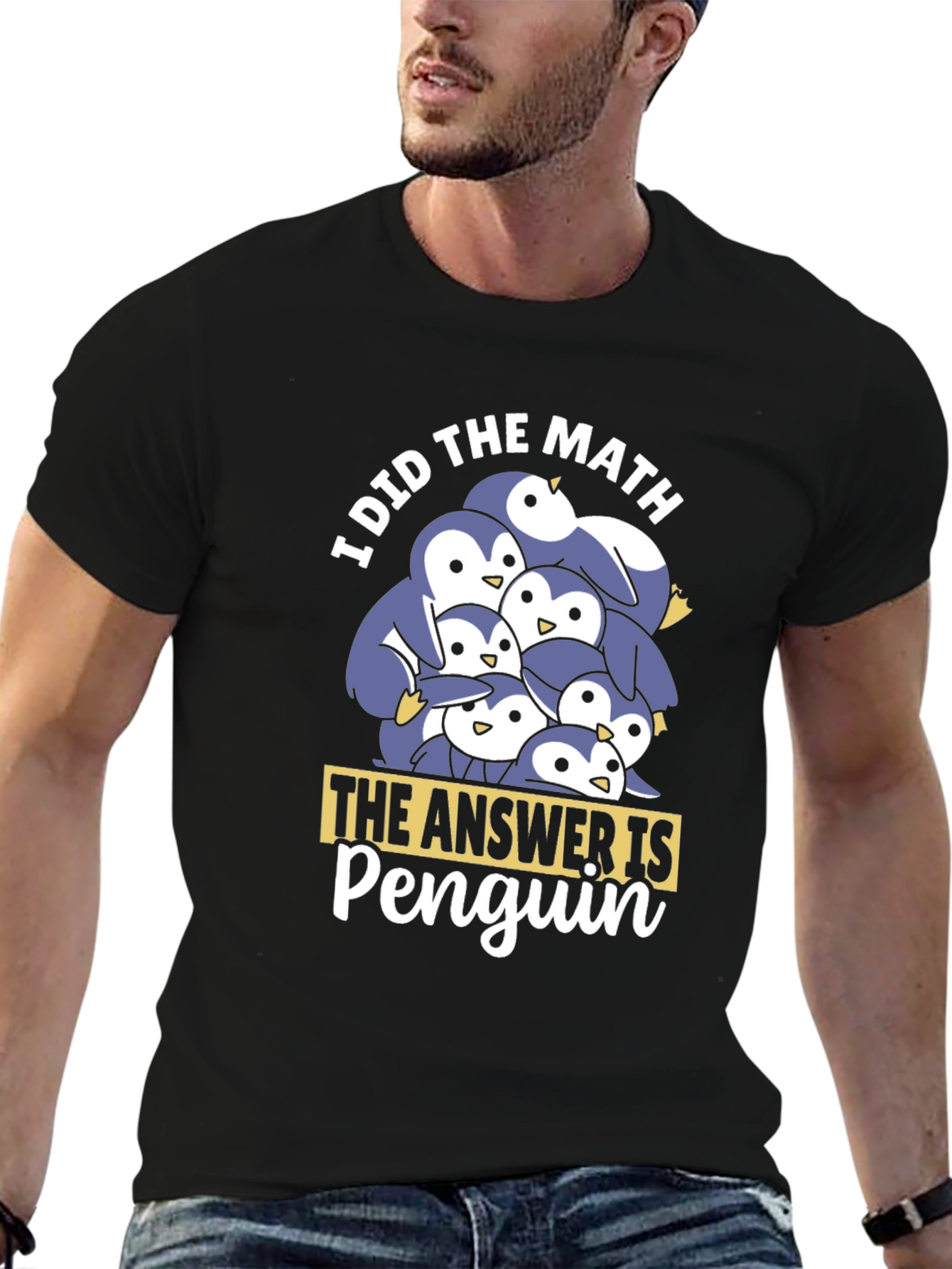 Penguin Math T-Shirt: Funny Equation Tee