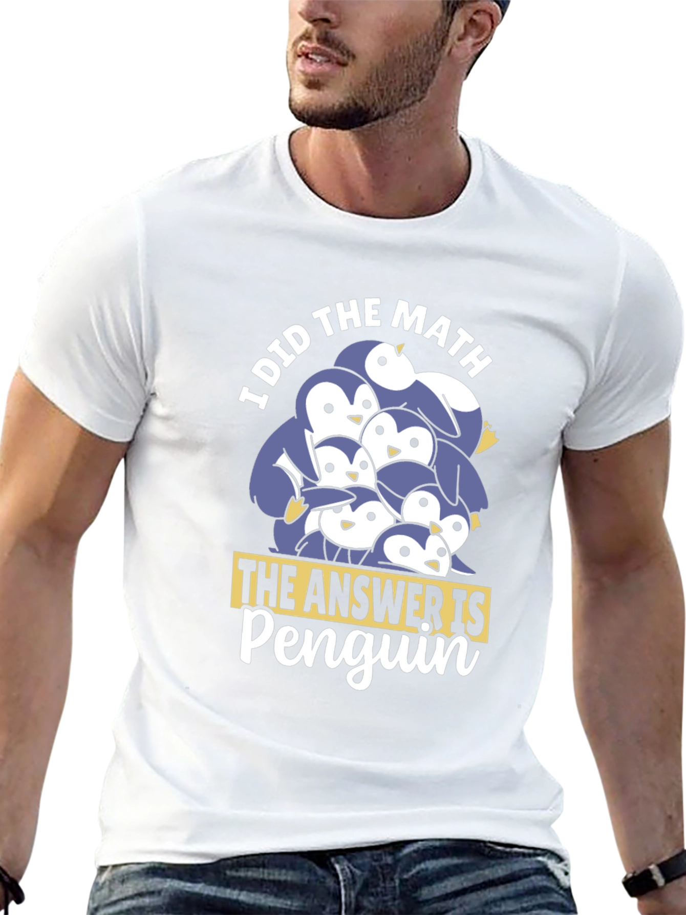 Penguin Math T-Shirt: Funny Equation Tee