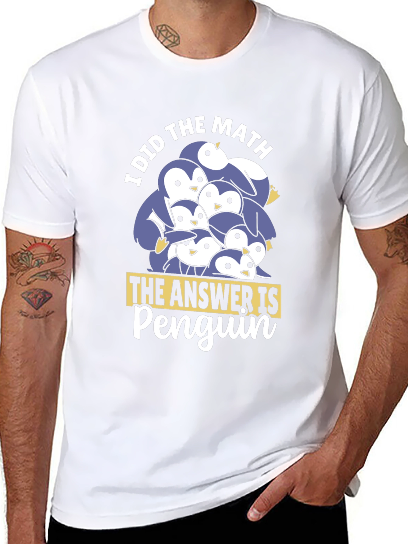 Penguin Math T-Shirt: Funny Equation Tee