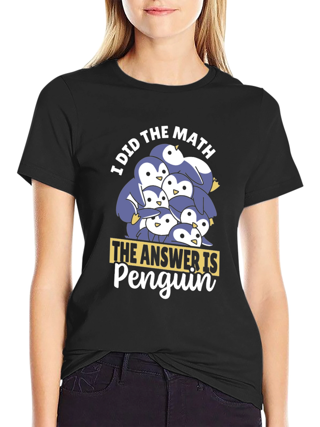 Penguin Math T-Shirt: Funny Equation Tee