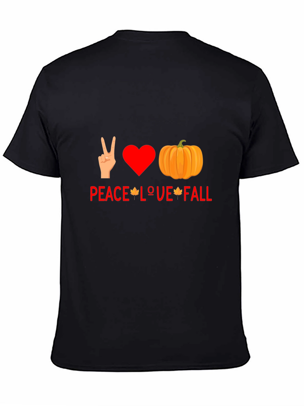 Peace Love Fall T-Shirt - Autumn Graphic Tee