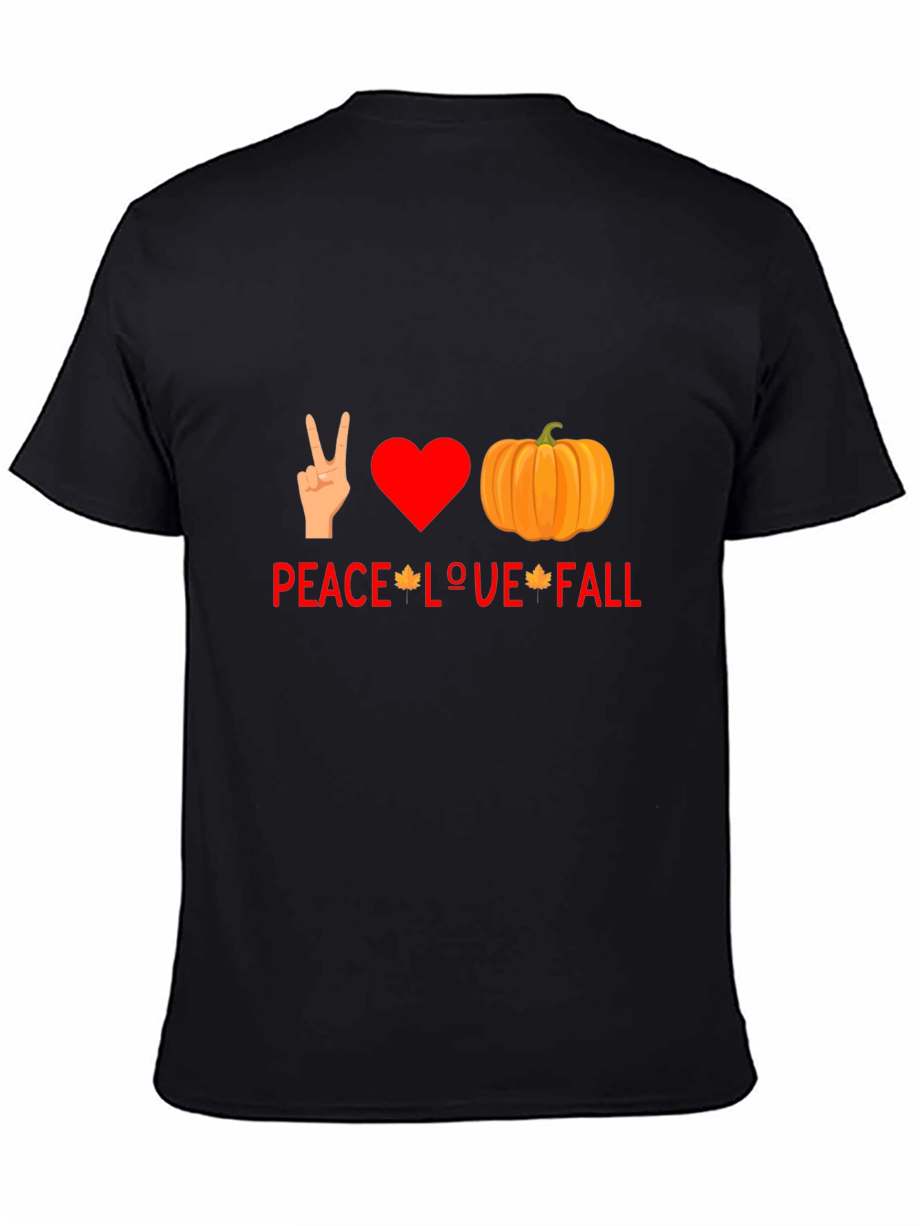 Peace Love Fall T-Shirt - Autumn Graphic Tee