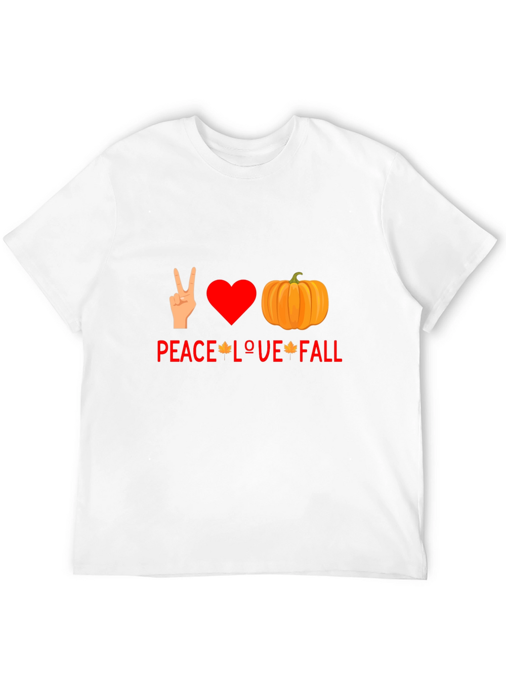 Peace Love Fall T-Shirt - Autumn Graphic Tee