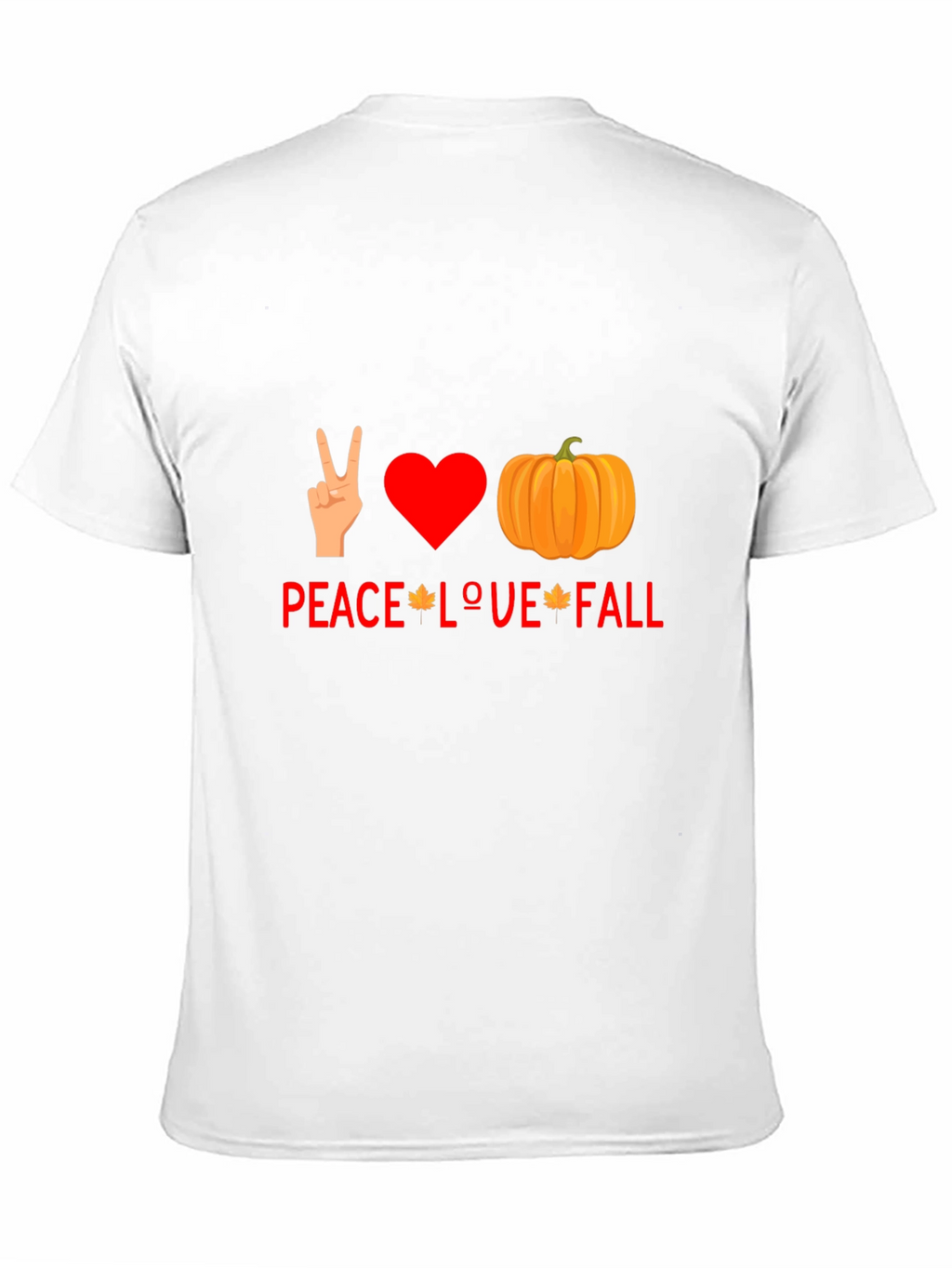 Peace Love Fall T-Shirt - Autumn Graphic Tee