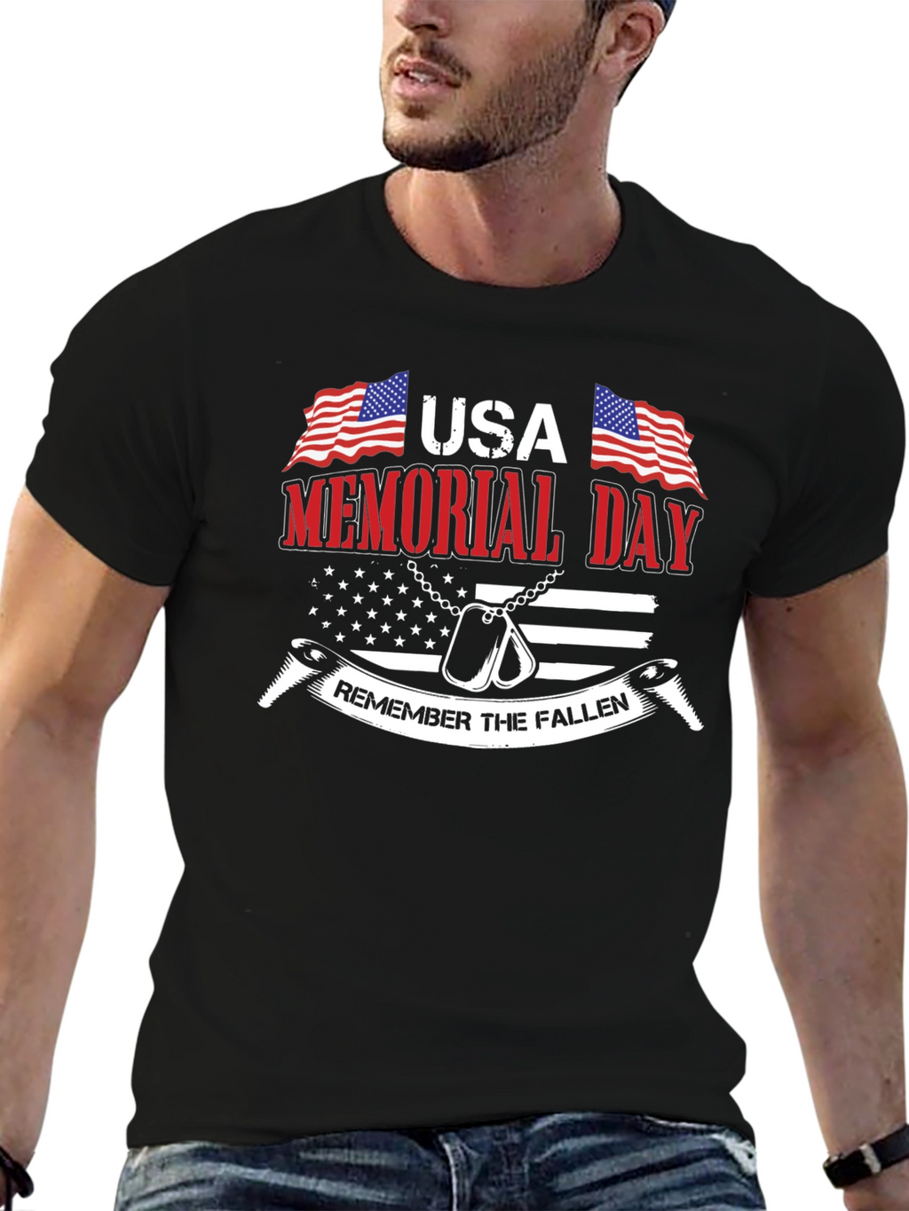 USA Memorial Day Graphic T-Shirt