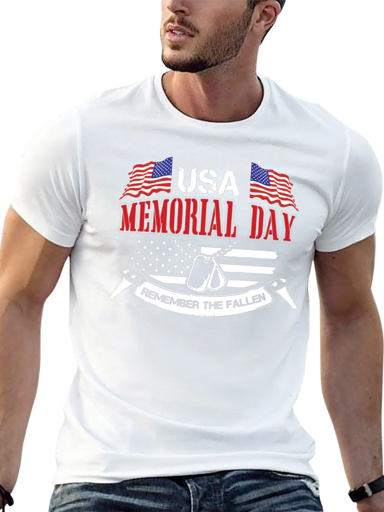 USA Memorial Day Graphic T-Shirt