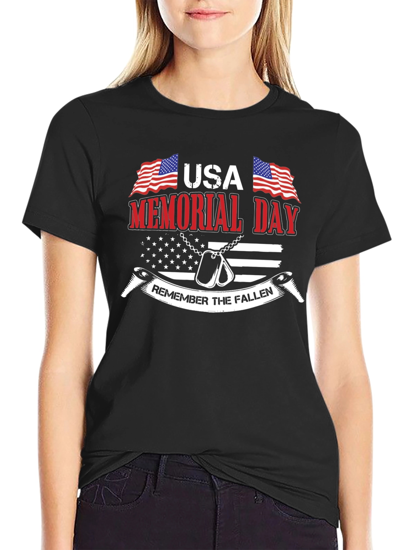 USA Memorial Day Graphic T-Shirt