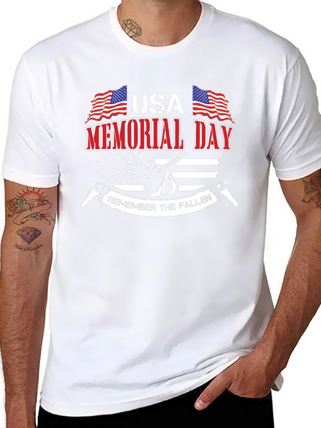 USA Memorial Day Graphic T-Shirt