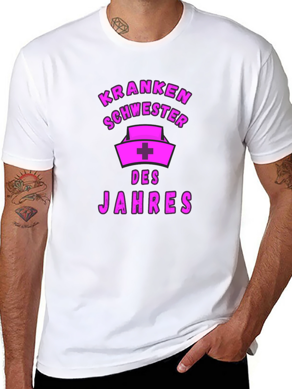 Nurse of the Year T-Shirt - Black