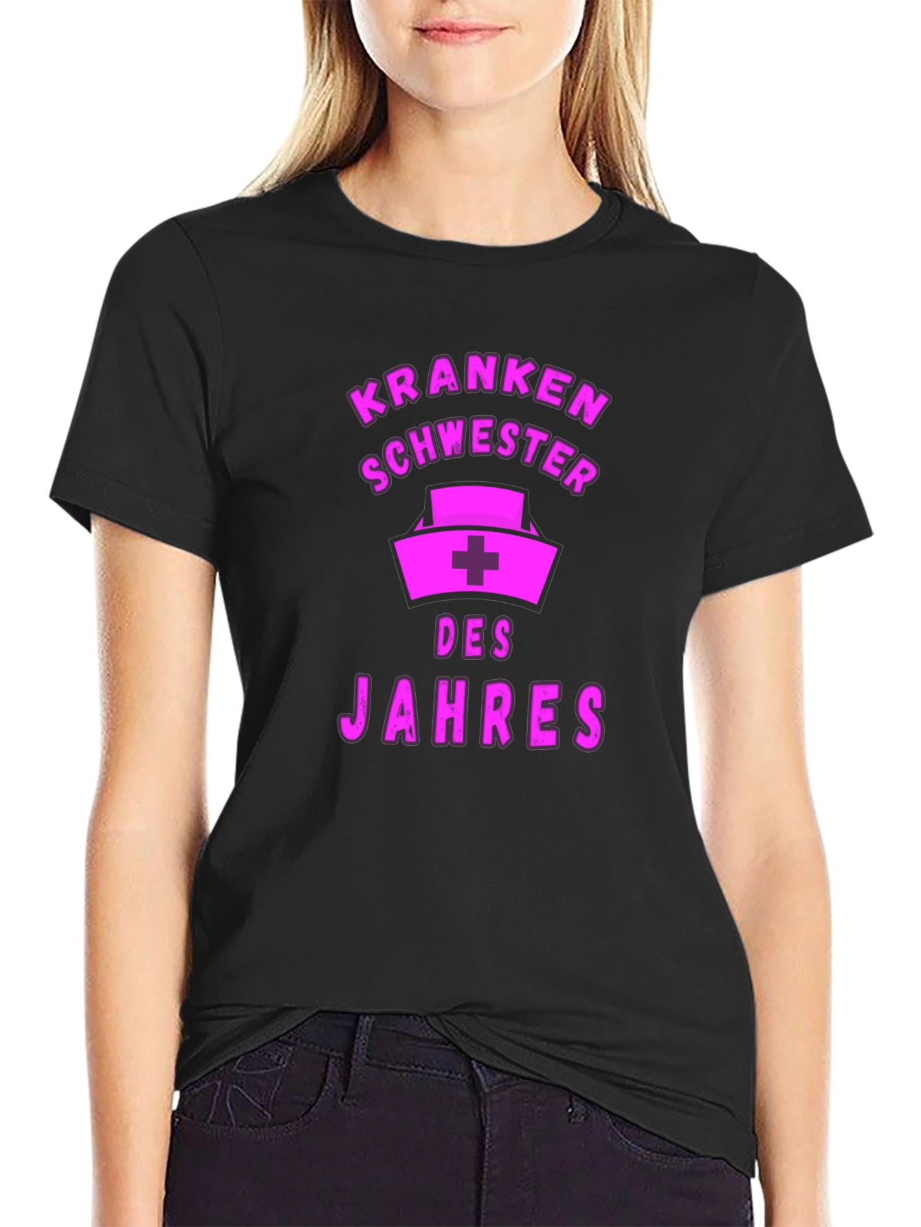 Nurse of the Year T-Shirt - Black
