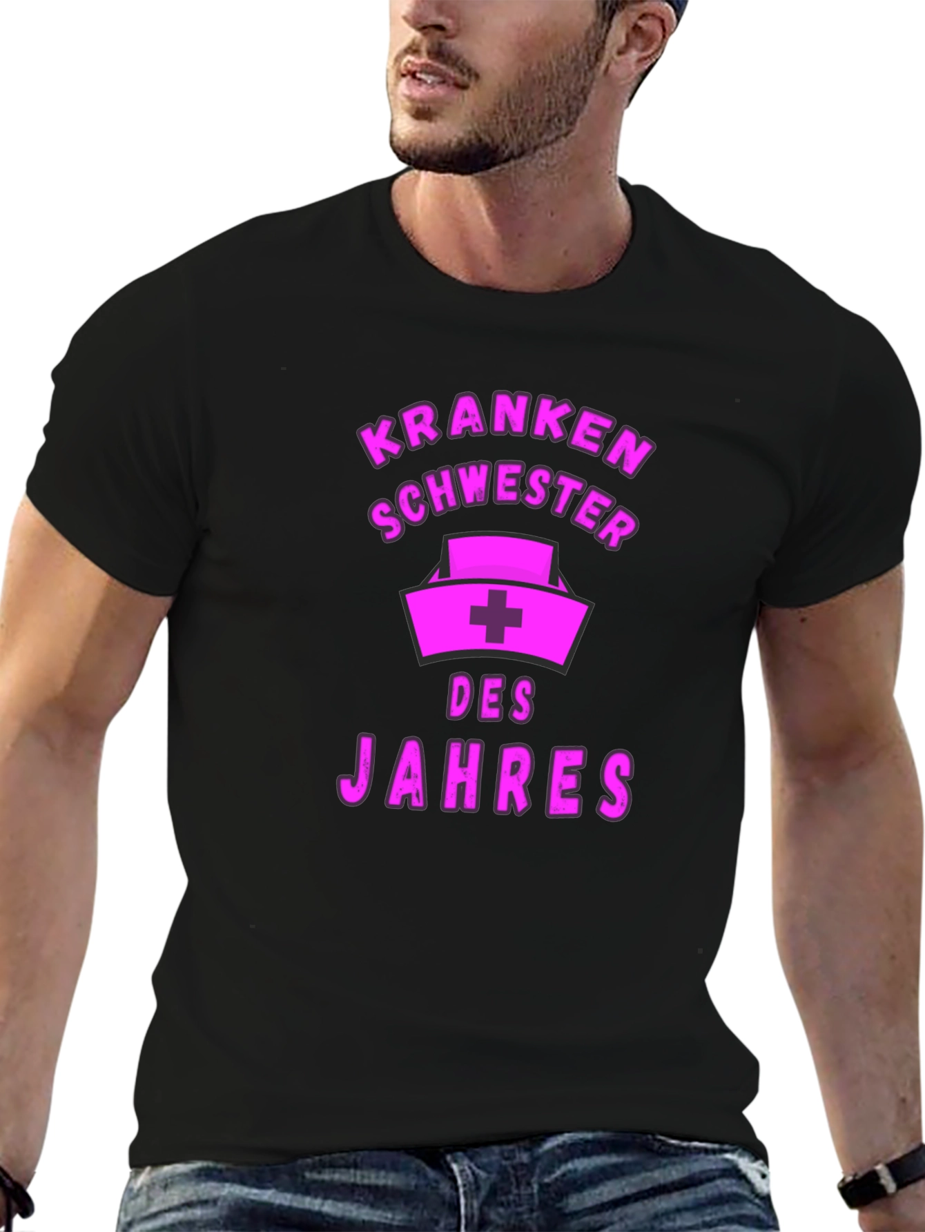 Nurse of the Year T-Shirt - Black