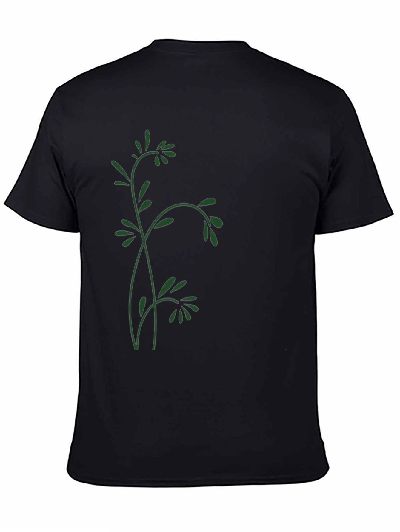 Nature Inspired Black T-Shirt