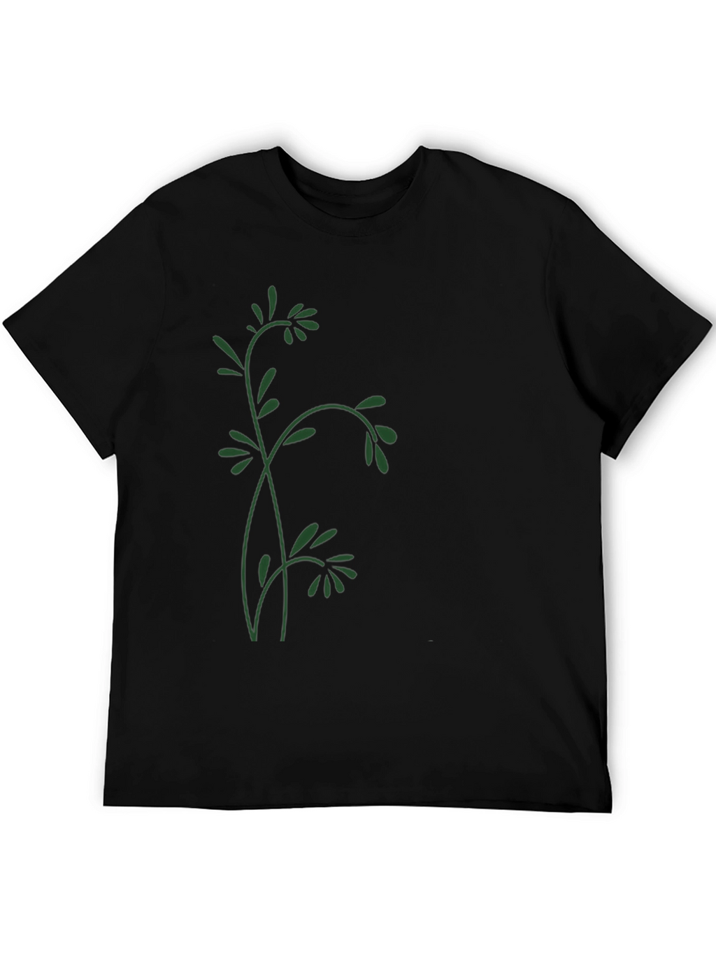 Nature Inspired Black T-Shirt