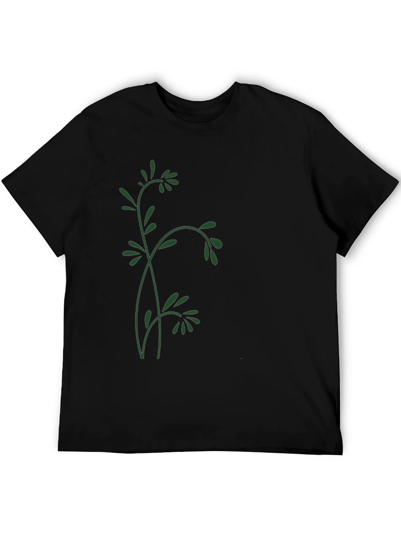 Nature Inspired Black T-Shirt