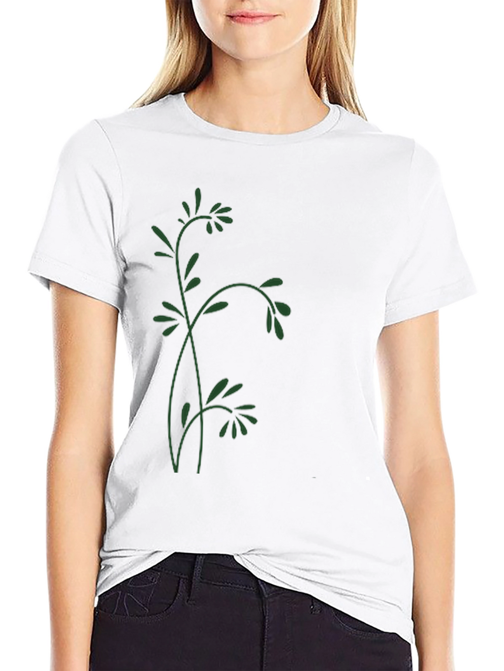 Nature Inspired Black T-Shirt