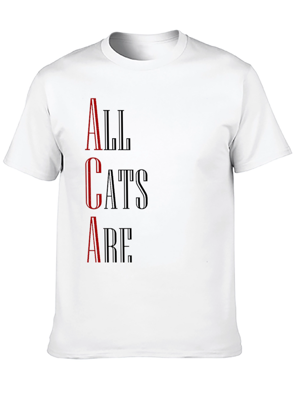 All Cats Are T-Shirt - Black Graphic Tee