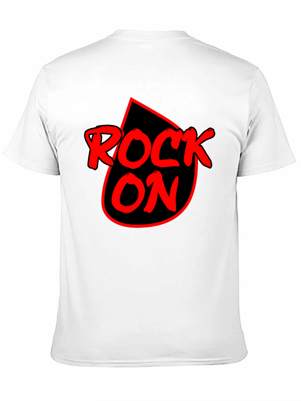 Rock On Graphic T-Shirt - Black Cotton Tee