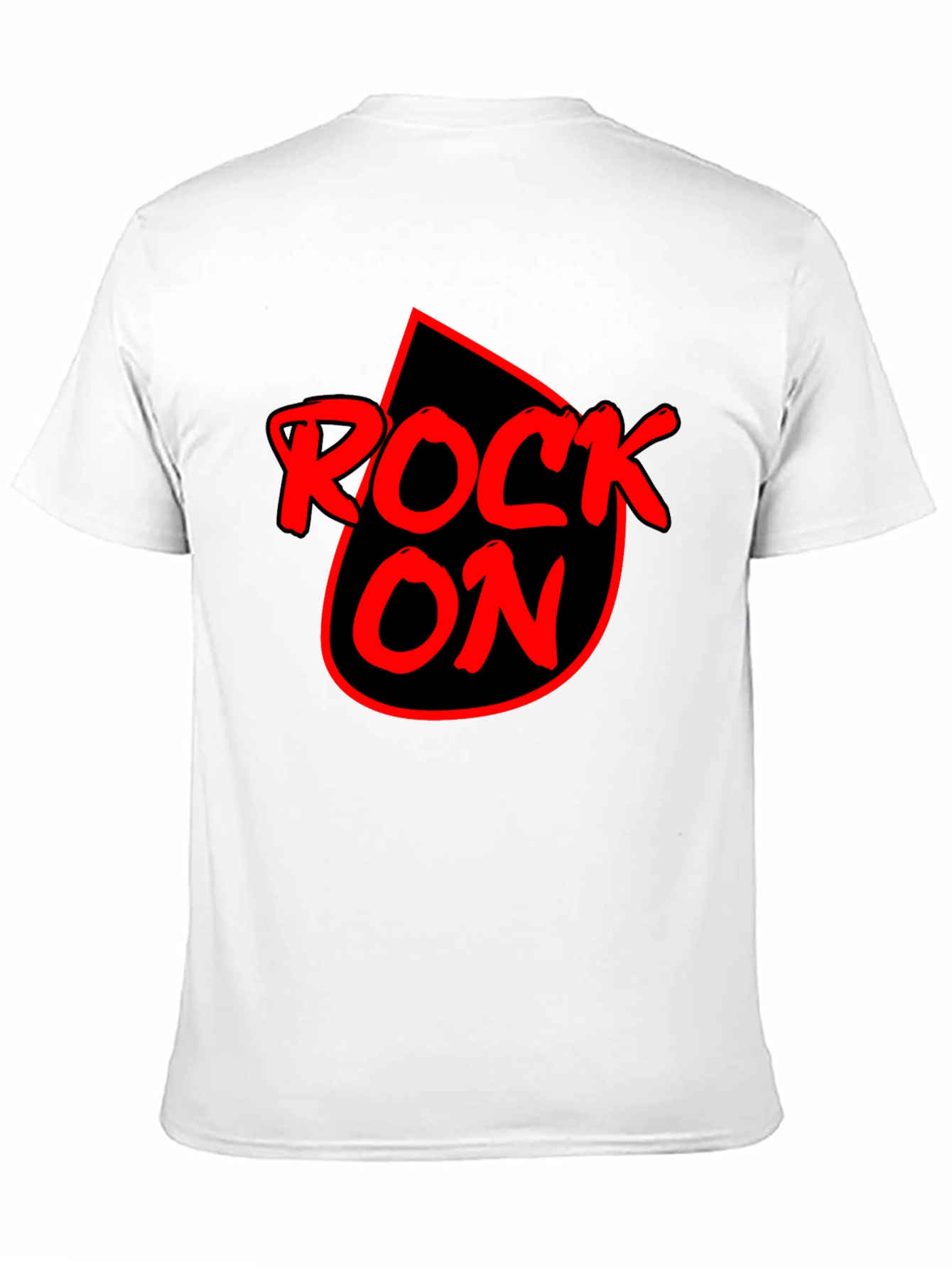 Rock On Graphic T-Shirt - Black Cotton Tee