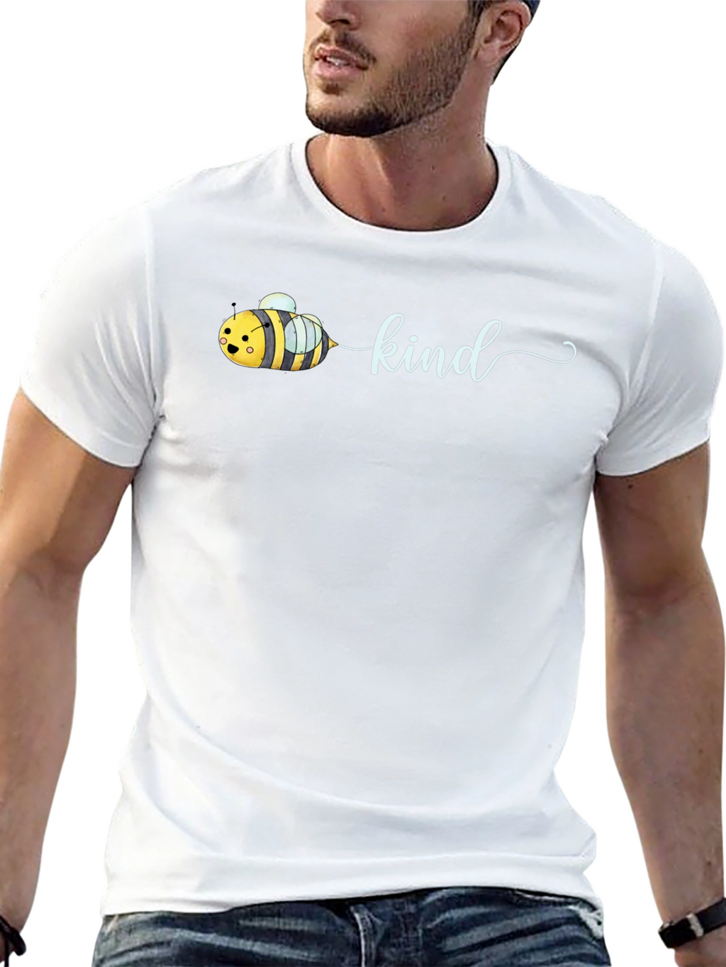 Bee Kind Graphic Tee - Soft Cotton Unisex T-Shirt