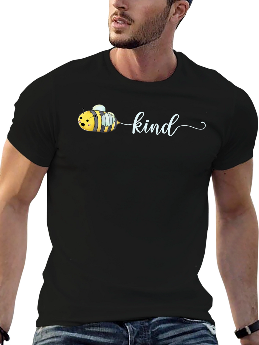 Bee Kind Graphic Tee - Soft Cotton Unisex T-Shirt