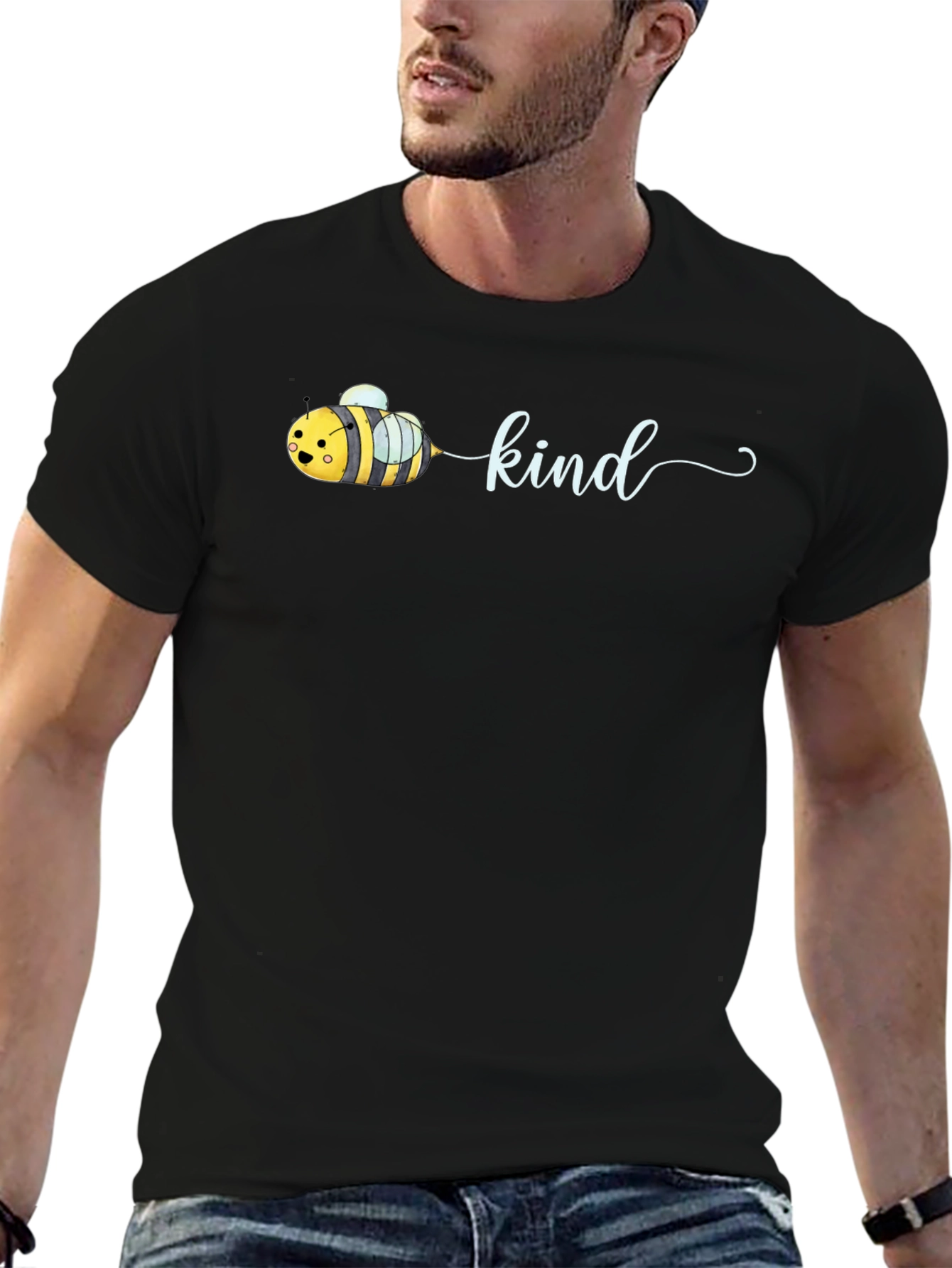 Bee Kind Graphic Tee - Soft Cotton Unisex T-Shirt